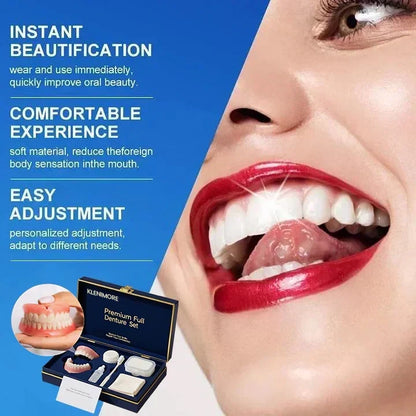 🌎Ends Today: 49% OFF!⏰KLENIMORE™ Custom-Fit Smile Support Kit — Strong Suction Feel & Natural-Looking Fit