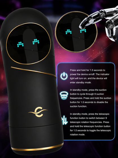 🏆A【Discreet Delivery】-Smart Suction & Stroke Device – Fully Automated for Effortless Enjoyment