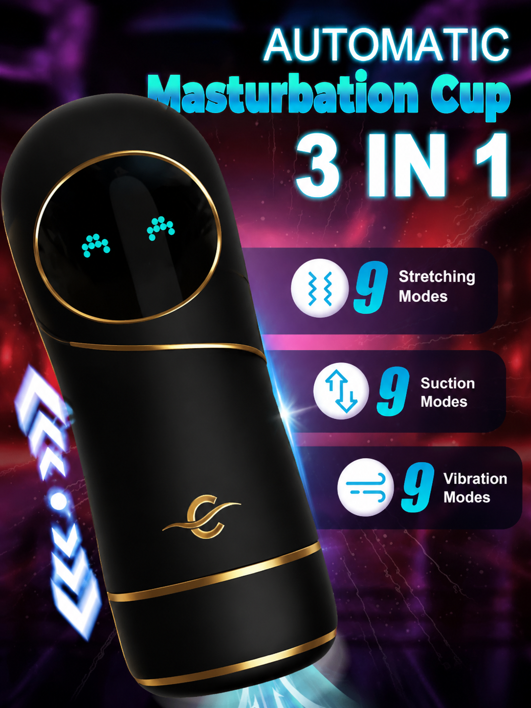 🏆A【Discreet Delivery】-Smart Suction & Stroke Device – Fully Automated for Effortless Enjoyment