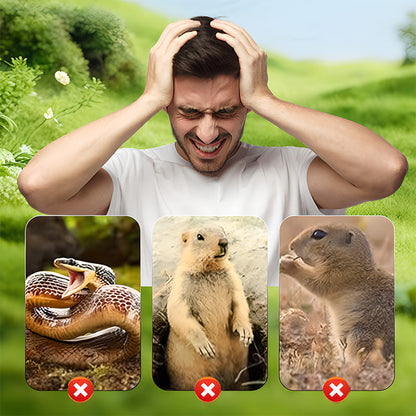 This season's sales offer a 50% discount✨Solar-powered waterproof spiral rodent repellent device